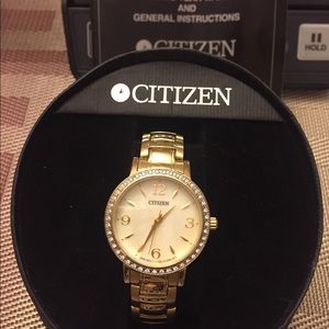 Authentic Citizen Unisex Gold Tone Watch
